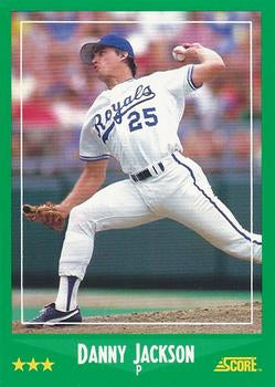 #398 Danny Jackson - Kansas City Royals - 1988 Score Baseball