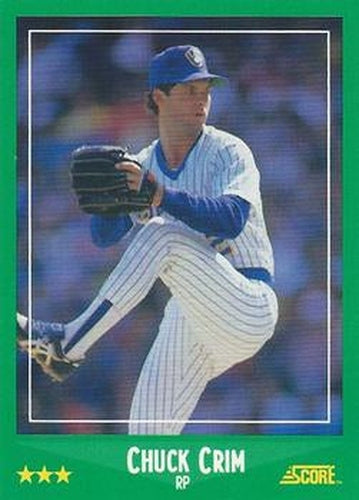 #402 Chuck Crim - Milwaukee Brewers - 1988 Score Baseball