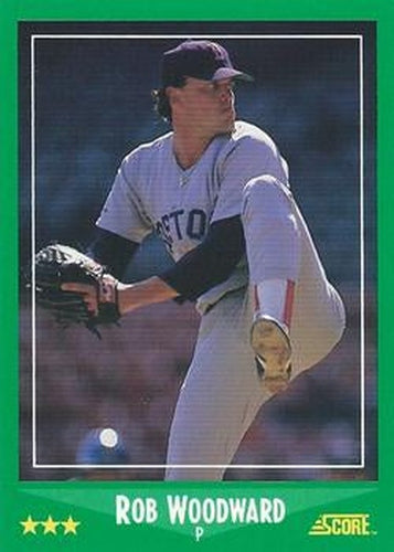 #403 Rob Woodward - Boston Red Sox - 1988 Score Baseball