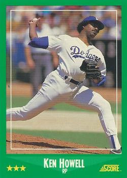 #406 Ken Howell - Los Angeles Dodgers - 1988 Score Baseball