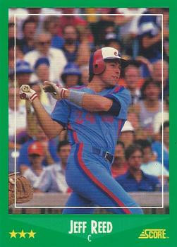#408 Jeff Reed - Montreal Expos - 1988 Score Baseball