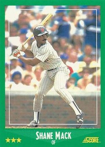 #414 Shane Mack - San Diego Padres - 1988 Score Baseball