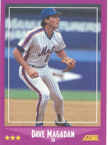 #41 Dave Magadan - New York Mets - 1988 Score Baseball