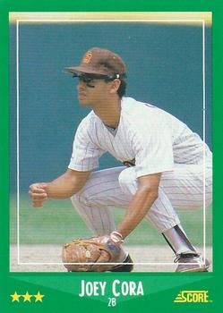#420 Joey Cora - San Diego Padres - 1988 Score Baseball