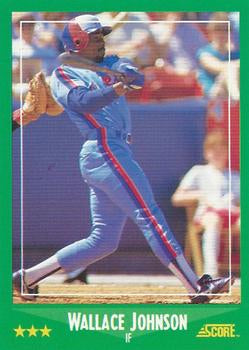 #433 Wallace Johnson - Montreal Expos - 1988 Score Baseball