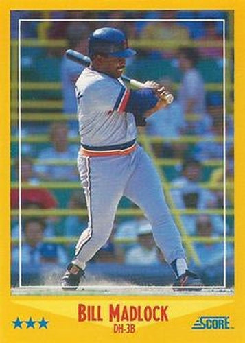 #445 Bill Madlock - Detroit Tigers - 1988 Score Baseball