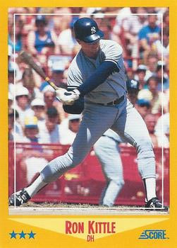 #449 Ron Kittle - New York Yankees - 1988 Score Baseball