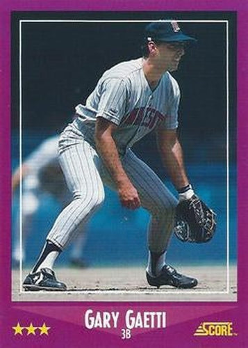#62 Gary Gaetti - Minnesota Twins - 1988 Score Baseball