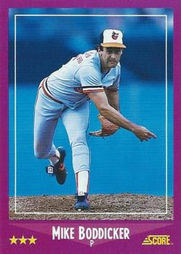 #67 Mike Boddicker - Baltimore Orioles - 1988 Score Baseball