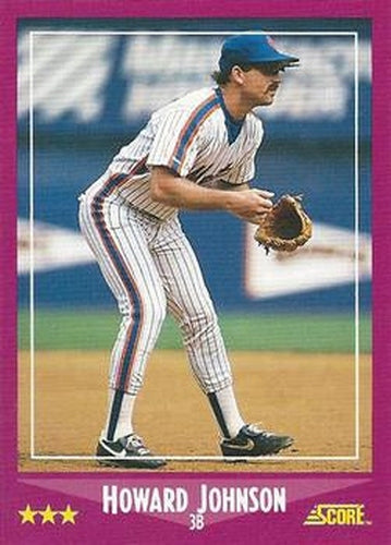 #69 Howard Johnson - New York Mets - 1988 Score Baseball