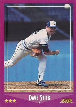 #76 Dave Stieb - Toronto Blue Jays - 1988 Score Baseball