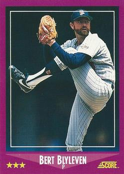 #90 Bert Blyleven - Minnesota Twins - 1988 Score Baseball