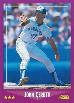 #98 John Cerutti - Toronto Blue Jays - 1988 Score Baseball