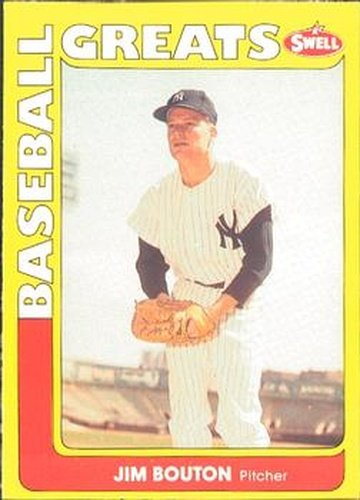 #123 Jim Bouton - New York Yankees - 1991 Swell Baseball Greats