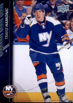 #123 Travis Hamonic - New York Islanders - 2015-16 Upper Deck Hockey