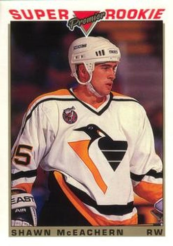 #123 Shawn McEachern - Pittsburgh Penguins - 1993-94 O-Pee-Chee Premier Hockey