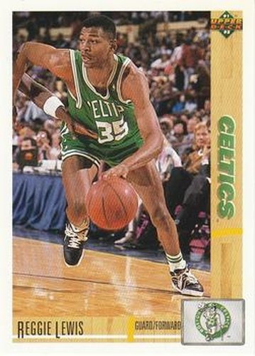 #123 Reggie Lewis - Boston Celtics - 1991-92 Upper Deck Basketball