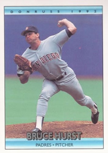 #123 Bruce Hurst - San Diego Padres - 1992 Donruss Baseball