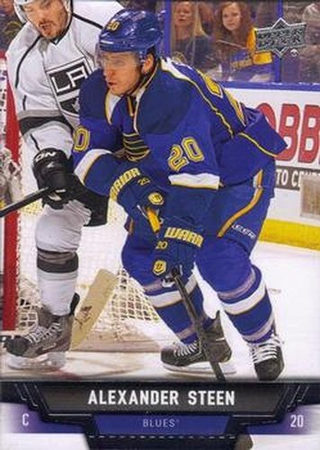 #123 Alexander Steen - St. Louis Blues - 2013-14 Upper Deck Hockey