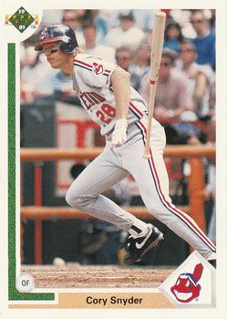 #123 Cory Snyder - Cleveland Indians - 1991 Upper Deck Baseball