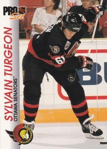 #123 Sylvain Turgeon - Ottawa Senators - 1992-93 Pro Set Hockey
