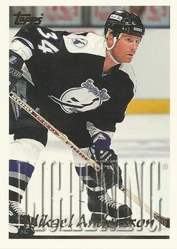 #123 Mikael Andersson - Tampa Bay Lightning - 1995-96 Topps Hockey