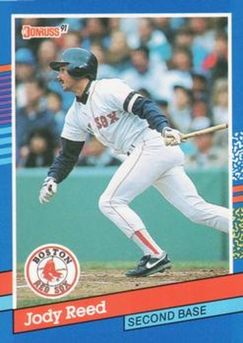 #123 Jody Reed - Boston Red Sox - 1991 Donruss Baseball