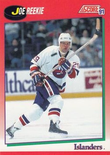 #123 Joe Reekie - New York Islanders - 1991-92 Score Canadian Hockey