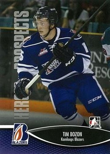 #123 Tim Bozon - Kamloops Blazers - 2012-13 In The Game Heroes and Prospects Hockey