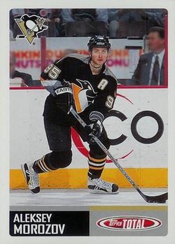 #123 Aleksey Morozov - Pittsburgh Penguins - 2002-03 Topps Total Hockey