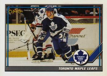 #123 Toronto Maple Leafs - Toronto Maple Leafs - 1991-92 O-Pee-Chee Hockey