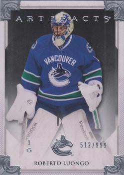 #123 Roberto Luongo - Vancouver Canucks - 2013-14 Upper Deck Artifacts Hockey