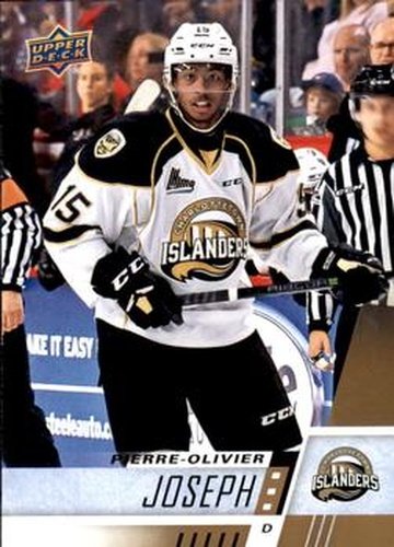 #123 Pierre-Olivier Joseph - Charlottetown Islanders - 2017-18 Upper Deck CHL Hockey