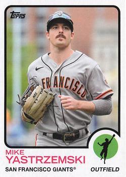 #123 Mike Yastrzemski - San Francisco Giants - 2021 Topps Archives Baseball