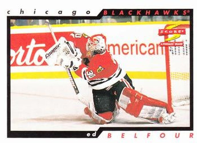 #123 Ed Belfour - Chicago Blackhawks - 1996-97 Score Hockey