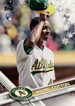 #HMW123 Jharel Cotton - Oakland Athletics - 2017 Topps Holiday Baseball