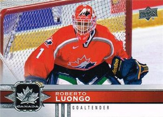 #123 Roberto Luongo - Canada - 2017-18 Upper Deck Canadian Tire Team Canada Hockey