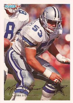 #123 Mark Stepnoski - Dallas Cowboys - 1994 Fleer Football