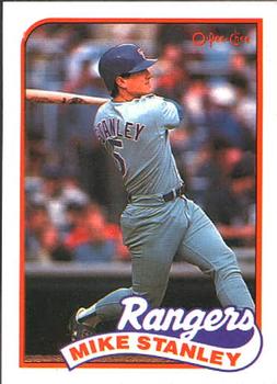 #123 Mike Stanley - Texas Rangers - 1989 O-Pee-Chee Baseball