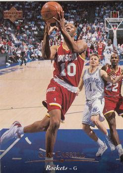 #123 Sam Cassell - Houston Rockets - 1995-96 Upper Deck Basketball