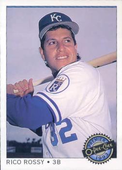 #123 Rico Rossy - Kansas City Royals - 1993 O-Pee-Chee Premier Baseball