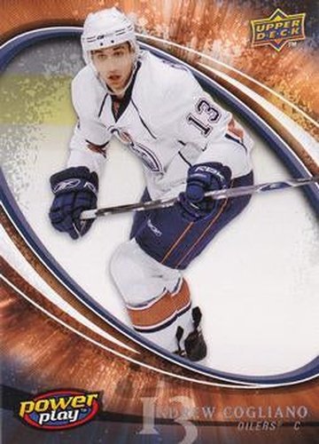 #123 Andrew Cogliano - Edmonton Oilers - 2008-09 Upper Deck Power Play Box Set Hockey