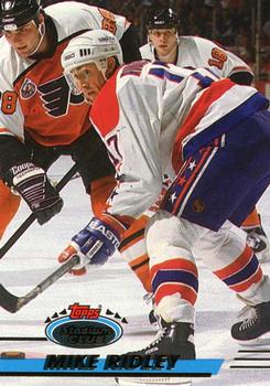 #123 Mike Ridley - Washington Capitals - 1993-94 Stadium Club Hockey