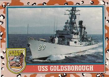 #123 USS Goldsborough - 1991 Topps Desert Storm