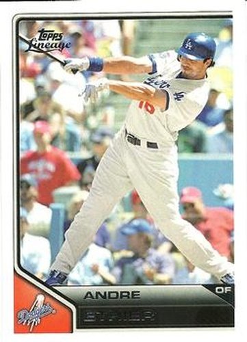 #123 Andre Ethier - Los Angeles Dodgers - 2011 Topps Lineage Baseball