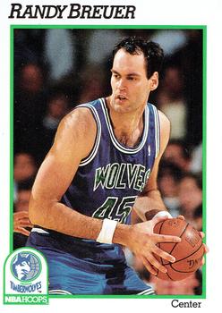 #123 Randy Breuer - Minnesota Timberwolves - 1991-92 Hoops Basketball