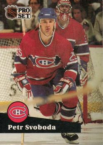 #123 Petr Svoboda - 1991-92 Pro Set Hockey