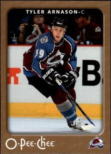 #123 Tyler Arnason - Colorado Avalanche - 2006-07 O-Pee-Chee Hockey