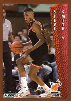 #123 Steve Smith - Miami Heat - 1992-93 Fleer Basketball