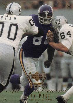 #123 Alan Page - Minnesota Vikings - 1999 Upper Deck Century Legends Football